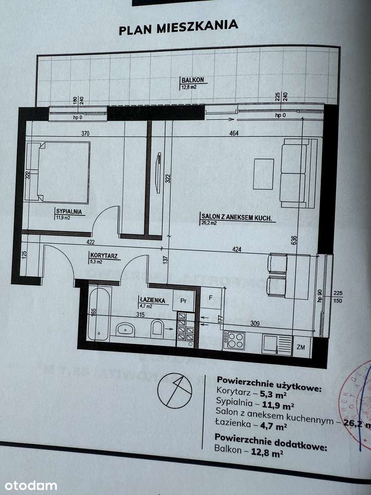 Przestronne mieszkanie z dużym tarasem na osiedle  Komfortia-19
