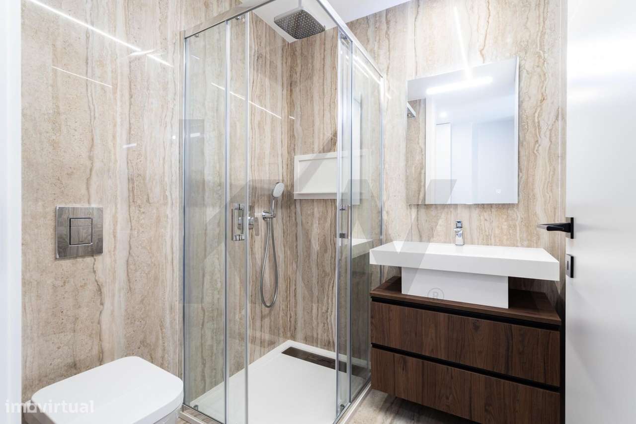 Exclusivo T3 Novo com Varandas de 51m2 | 2 Lugares de Garagem e Arreca-8