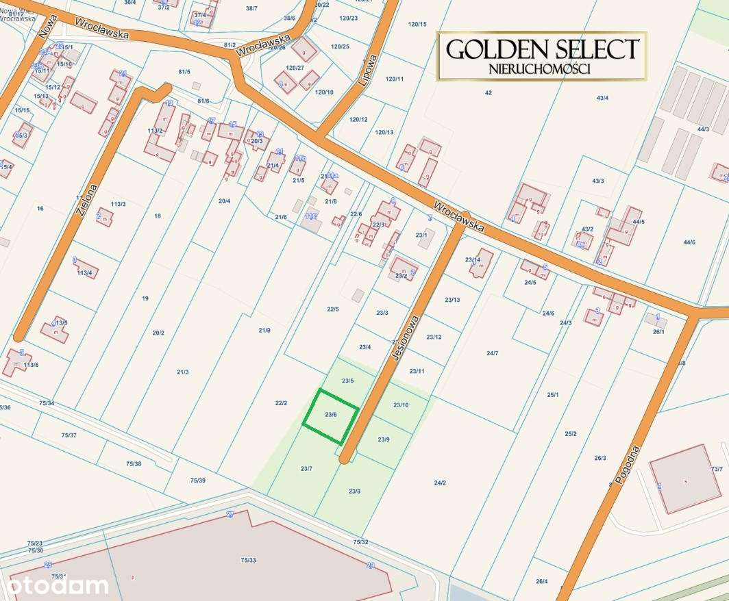 Nowa Wieś Wrocławska | 860 m2 | Działka budowlana | Media w drodze | - Pełny obrazek: 5/7