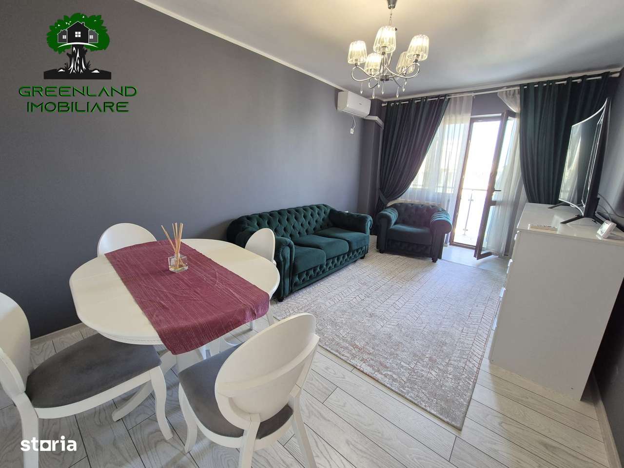 Apartament 2 camere, DECOMANDAT, 57 mp, mobilat modern, Bucium Confort - Imagine principală: 4/13