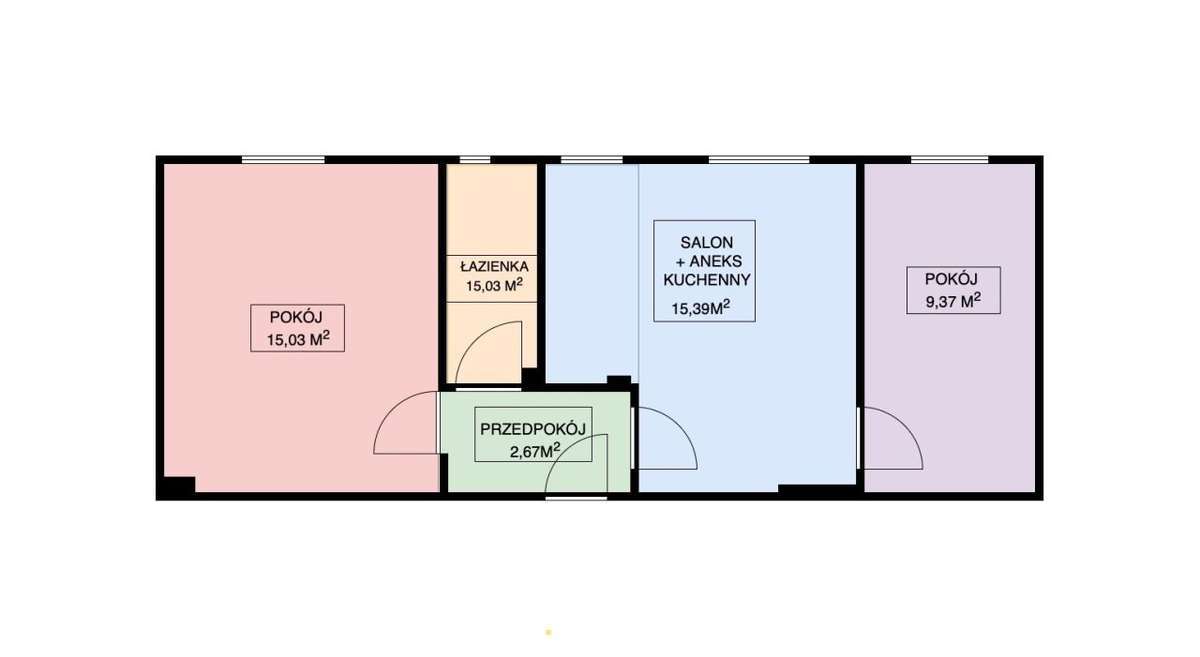 Mieszkanie z potencjałem i ogródkiem – Psie Pole - Pełny obrazek: 3/11