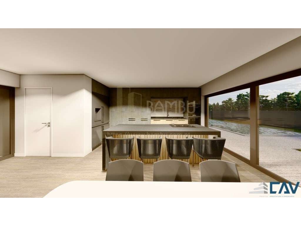 Moradia T3 de Arquitetura Moderna com Piscina - Em Construção-18