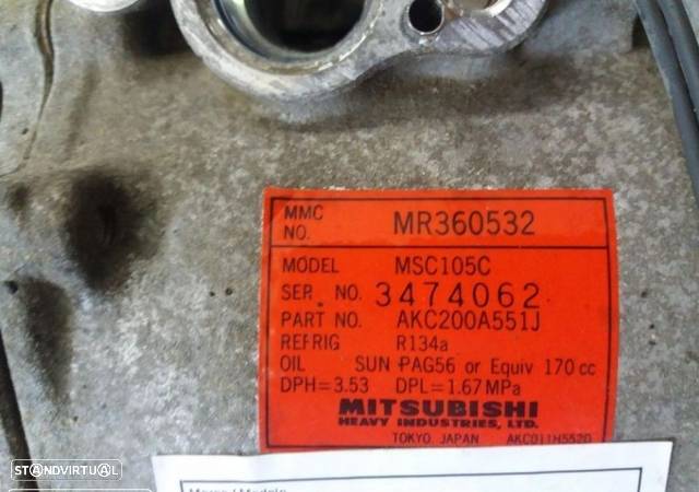 Compressor do ac Mitsubishi Pajero Sport 2.5 TD - 2