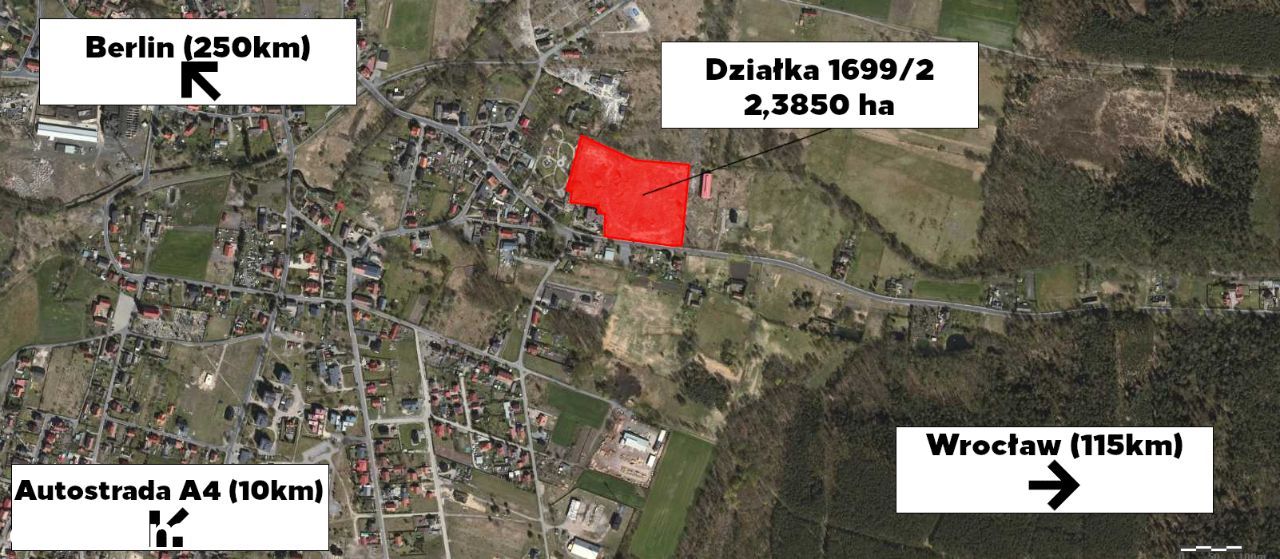 Atrakcyjna działka usługowa 2,3 ha, MPZP, centrum