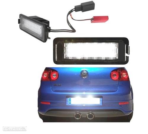 LUZES DE MATRÍCULA LED PARA SEAT - VW - 1