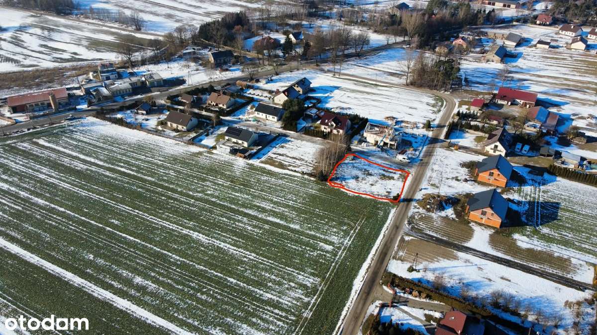 Działka budowlana 900m²Prusinowice prąd dokumentacja gotowa pod budowę - Pełny obrazek: 4/6