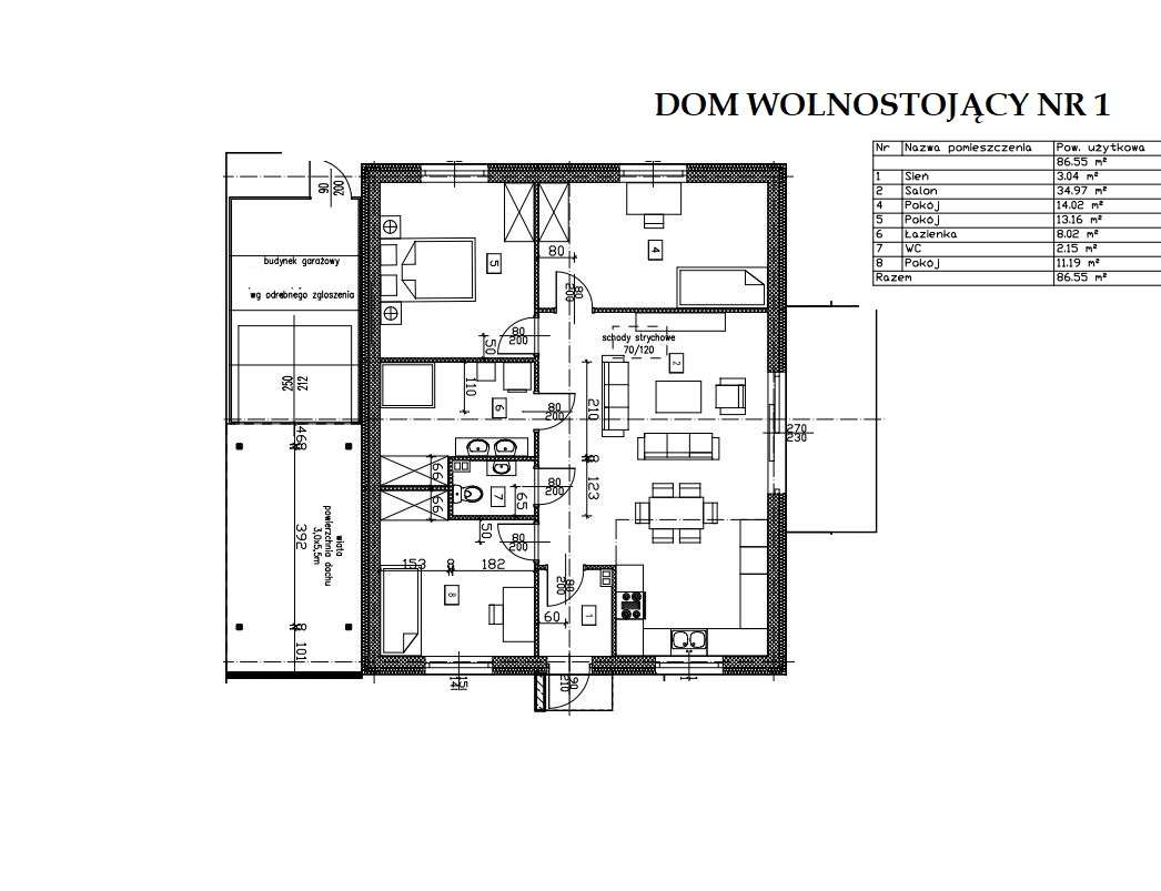 Nowe parterowe domy z pompą, fotowoltaiką, ogrodem-17