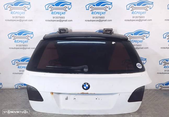 PORTA TAMPA MALA BMW SERIE 5 E61 TOURING CARRINHA 41627130799 FECHO PUXADOR MOTOR VIDRO 3º STOP - 3