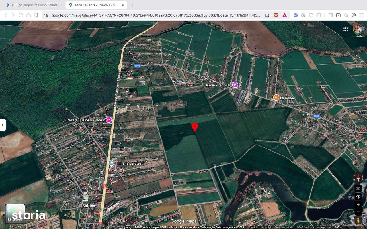 Teren extravilan 18.200 mp Saftica Balotesti-3