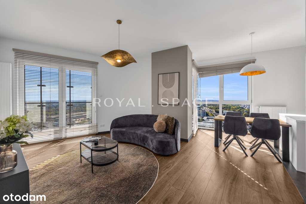 Przestronny apartament na Woli | 24 piętro