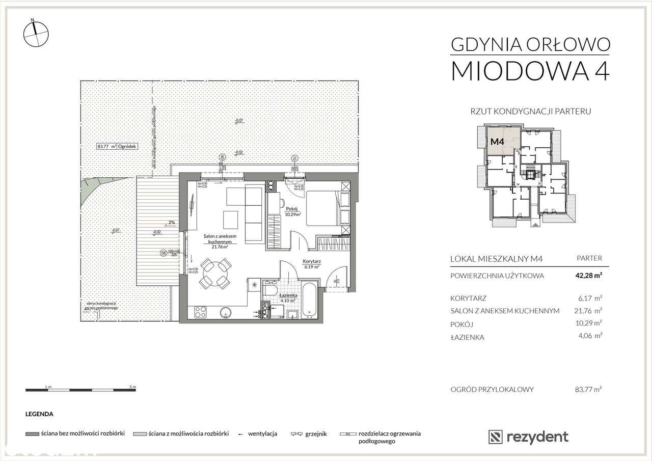 Miodowa 4 | mieszkanie 2-pok. | 4 - Pełny obrazek: 2/7