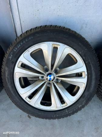 Jante Bmw seria 7 cu cauc 245/50/R18 Dunlop iarna dot 2011 3-4mm 8jx18is30 - 3