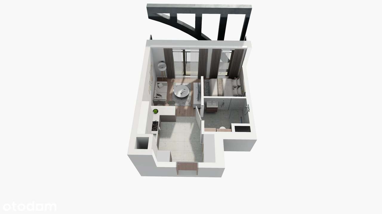 26.20m2 na 4m wysokie Dw. Fabryczny. - Pełny obrazek: 3/18