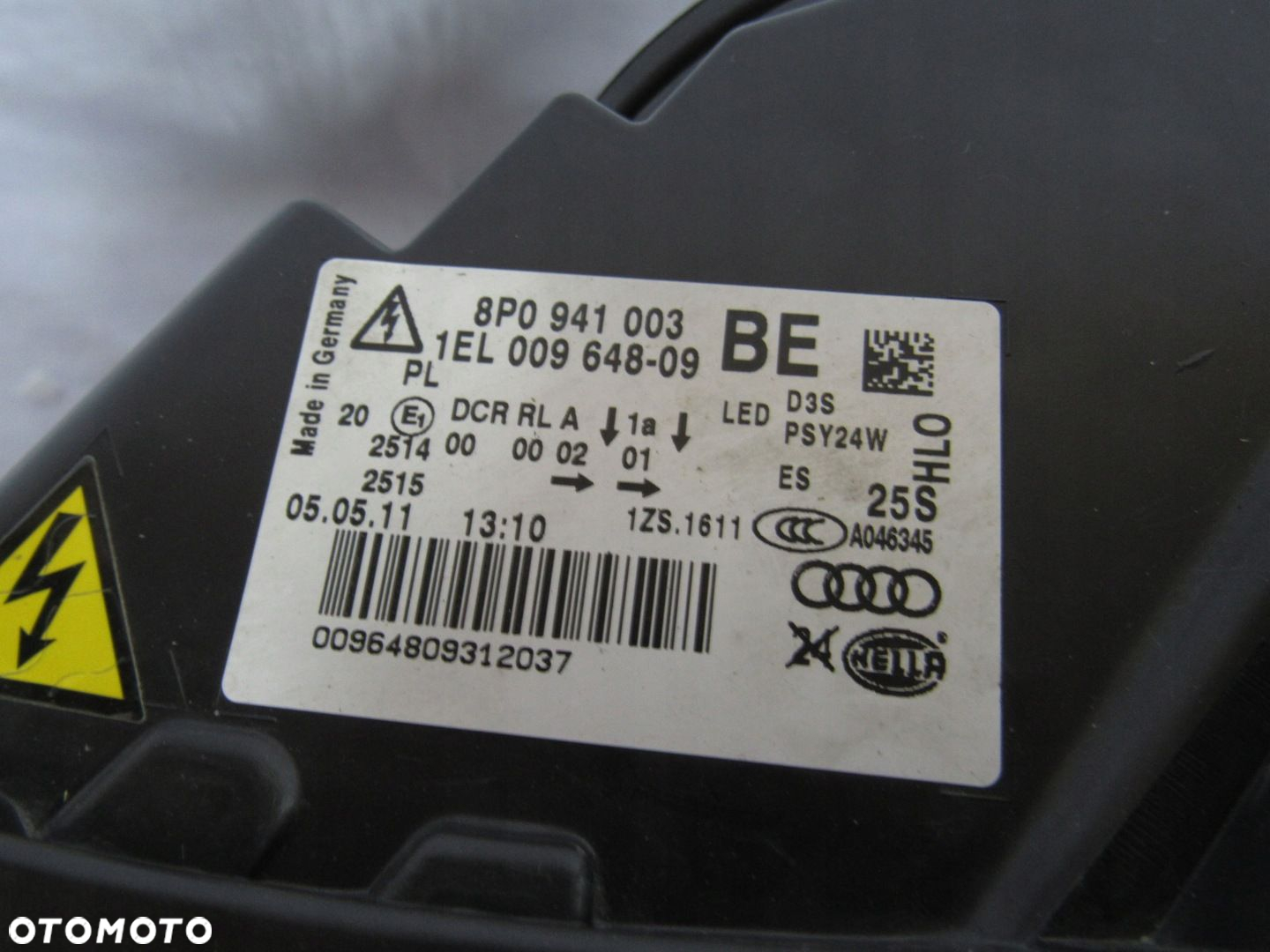 Lewa Audi A3 8P0 Lift Bi-Xenon Nie Skretny LED EU - 2