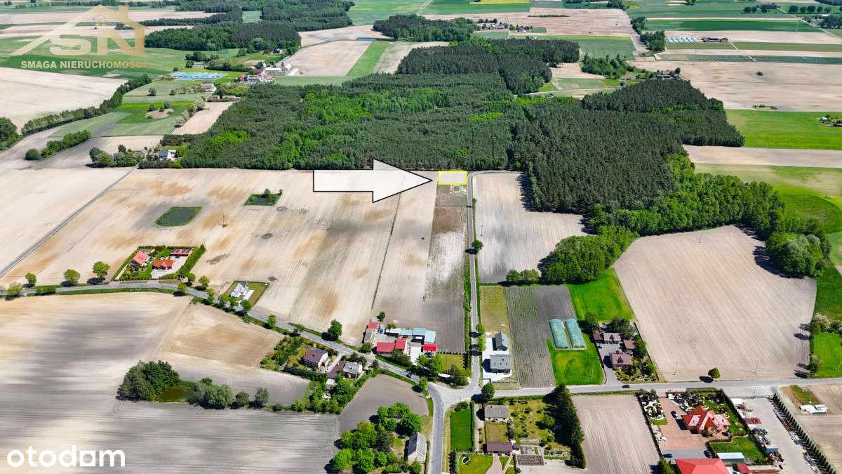 Działka budowlana granicząca z lasem - Pełny obrazek: 3/7