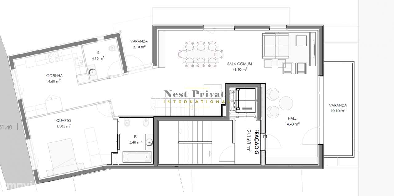 Apartamento T5 Duplex Antas-34