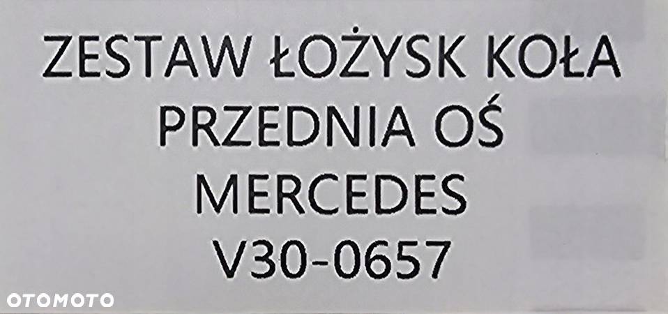 NOWY ZESTAW ŁOŻYSK MERCEDES-BENZ 190 W201 - V30-0657 - 4