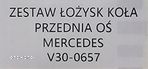 NOWY ZESTAW ŁOŻYSK MERCEDES-BENZ 190 W201 - V30-0657 - 4