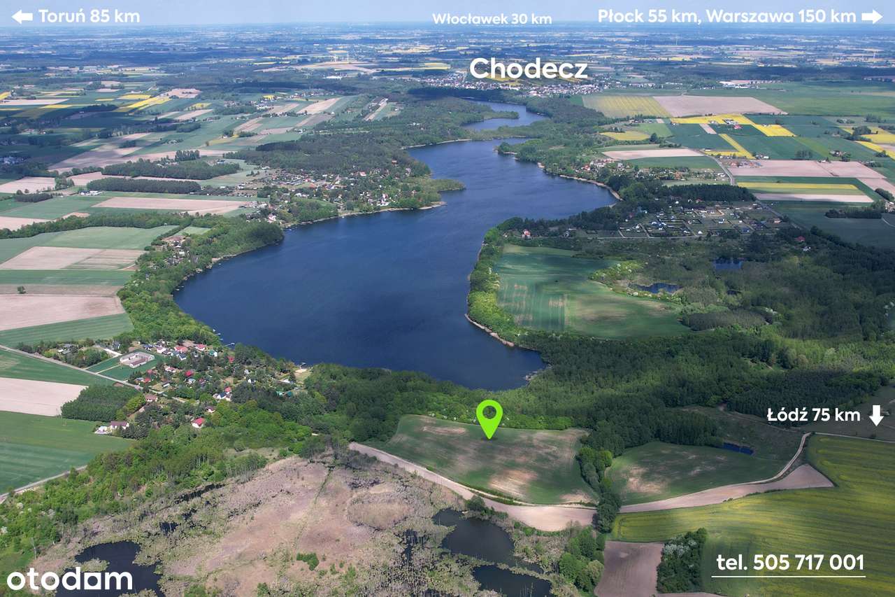 Działka na Kujawach z linią brzegową pod inwestycję rekreacyjną 6,2 ha - Pełny obrazek: 3/17