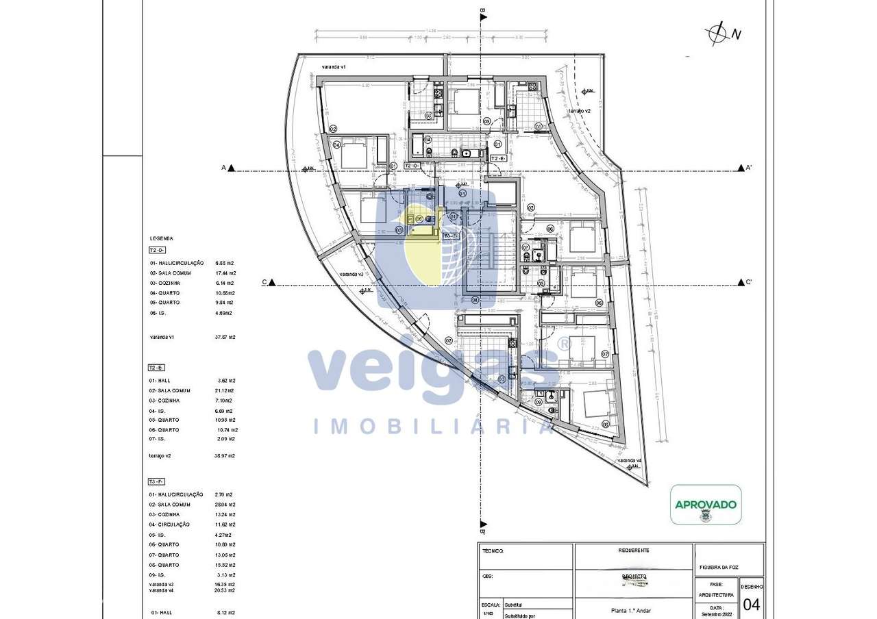 Apartamento T3 em construção na praia da Gala, Figueira da Foz-10