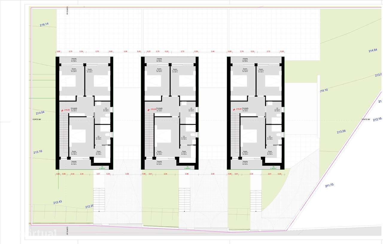 Moradias V3 Geminadas Vila Boa de Quires - Grande imagem: 5/6