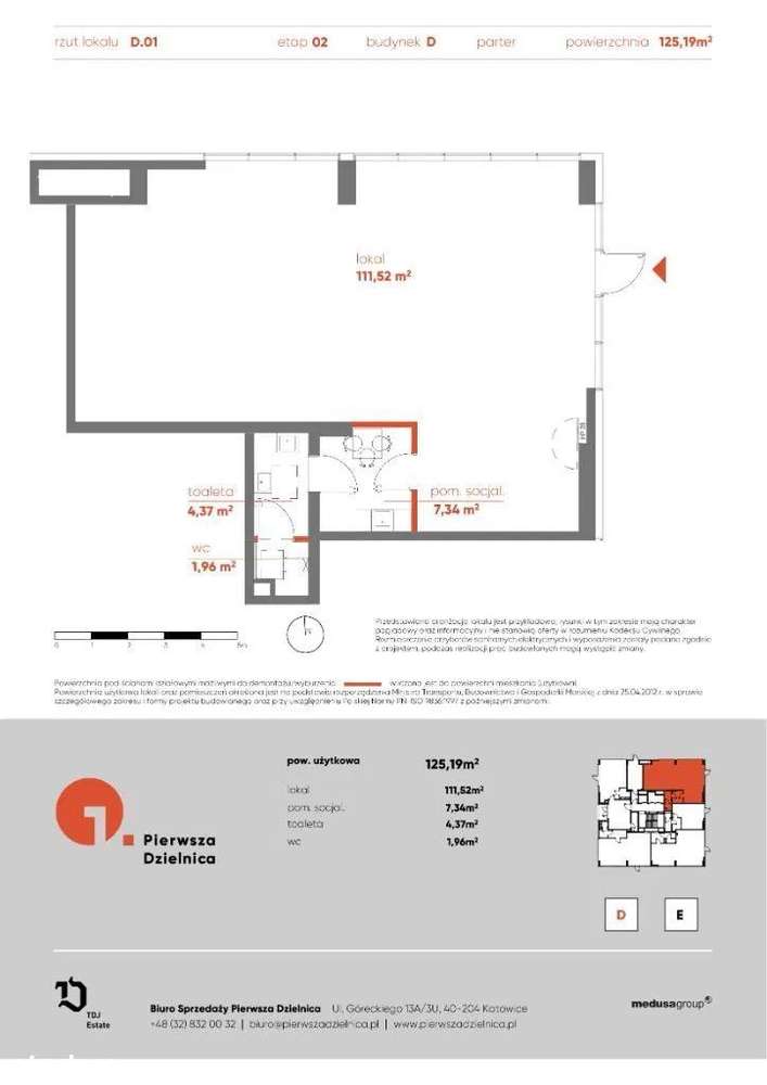 Pierwsza Dzielnica | lok. usług. na sprzedaż |19/U2 - Pełny obrazek: 2/3