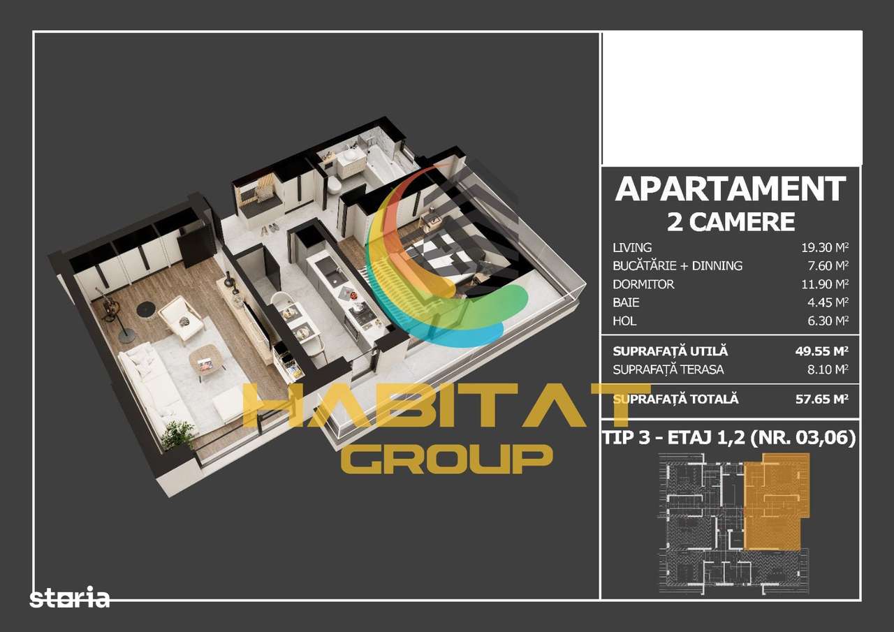 Vanzare 2 camere Brancoveanu Postalionului decomandat - Imagine principală: 5/10