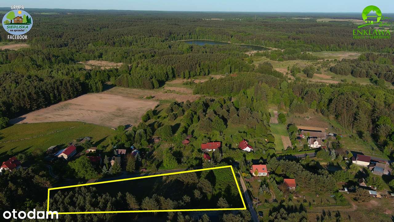 ENKLAWA prezentuje: działka w CUDNEJ okolicy! 4 x JEZIORO + LASY!-3