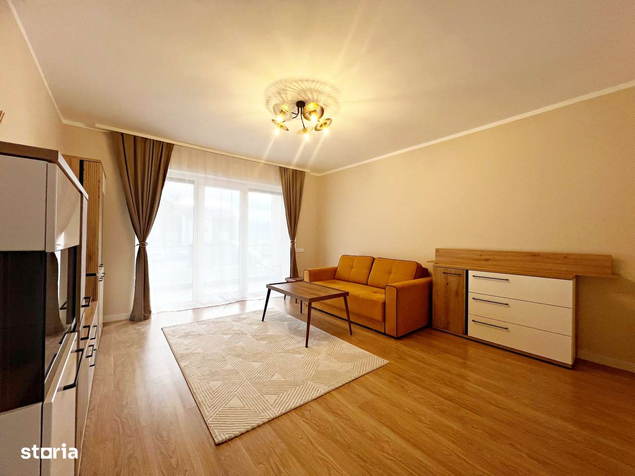 Apart. NOU mobilat și utilat cu 2 cam., balcon și parcare SB-Cristian-13