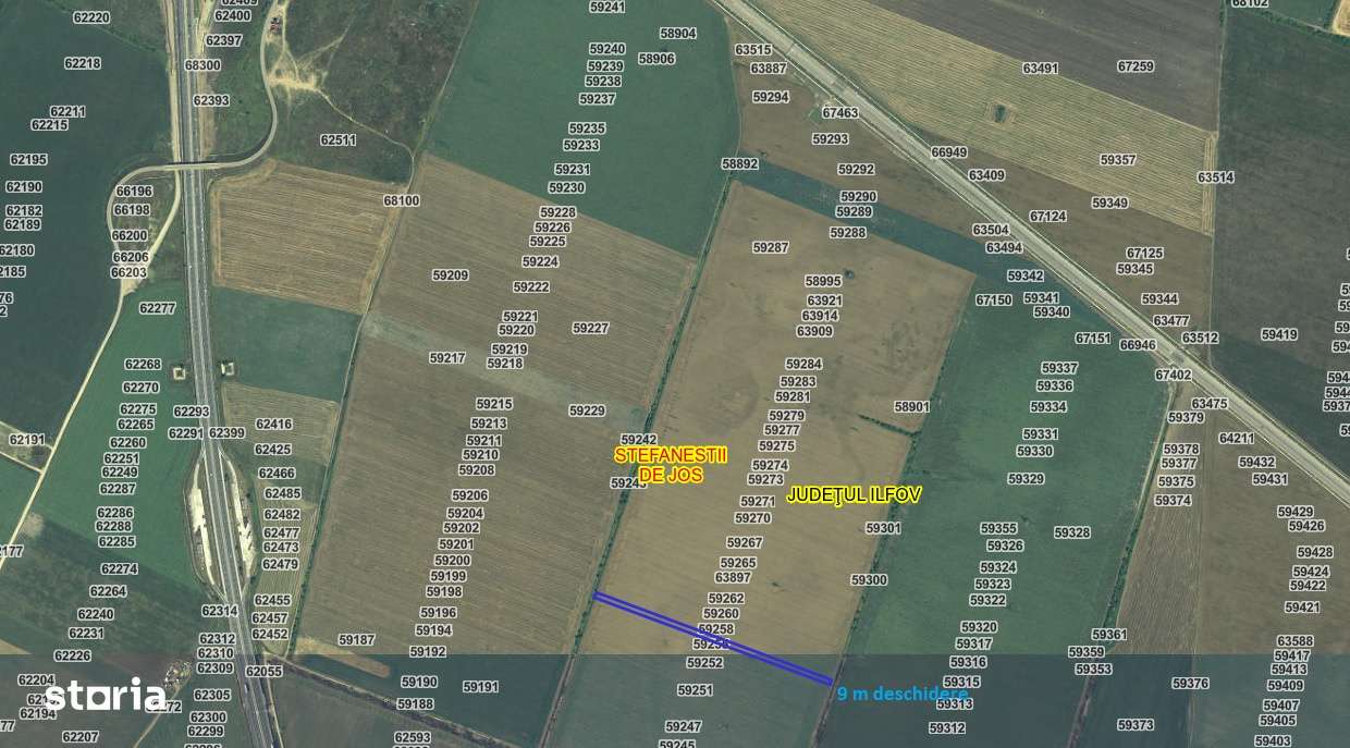 Vanzare Teren 4.347 MP Intravilan Tarla 10-Ștefanestii de Jos, Zona n-2