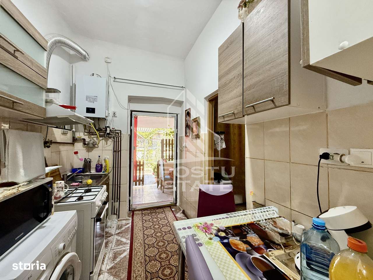 Apartament o camera, curte, terasa 20mp, centrala proprie, zona Fabric - Imagine principală: 4/11