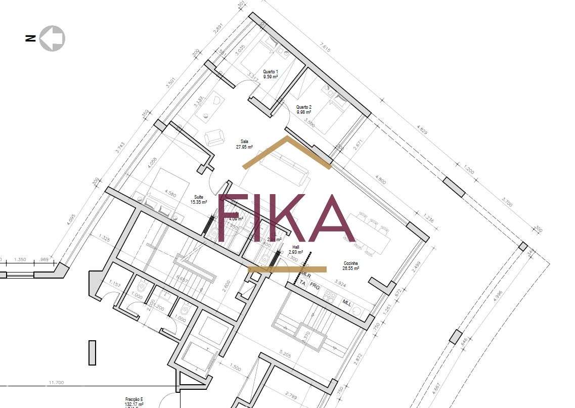 T3 de Design Contemporâneo | Projeto Exclusivo na Praça de Portugal, S-14