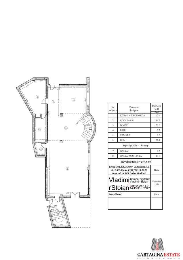 Vila S+P+1+M  Pipera Central  Drumul Potcoavei  comision 0-13