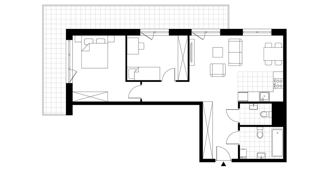 3-pokojowe mieszkanie 67m2 + balkon Bez Prowizji - Pełny obrazek: 3/8