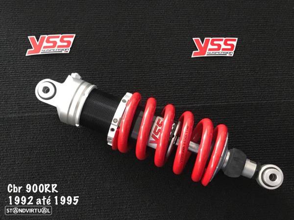 amortecedor traseiro para honda cbr 900 1992 ate 1995  suspensão yss topo de gama 900rr fireblade - 1