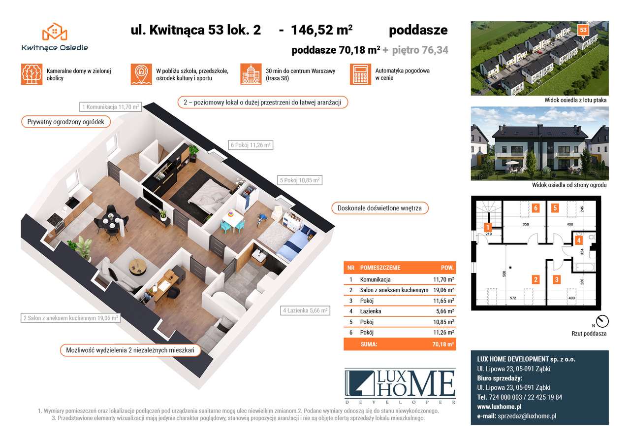 OGRÓDEK, 2 MIEJSCA, BEZCZYNSZOWE - Pełny obrazek: 3/8