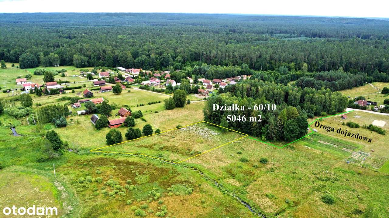 4 działki rolne z możliwością uzyskania Warunków Zabudowy - Pełny obrazek: 5/6