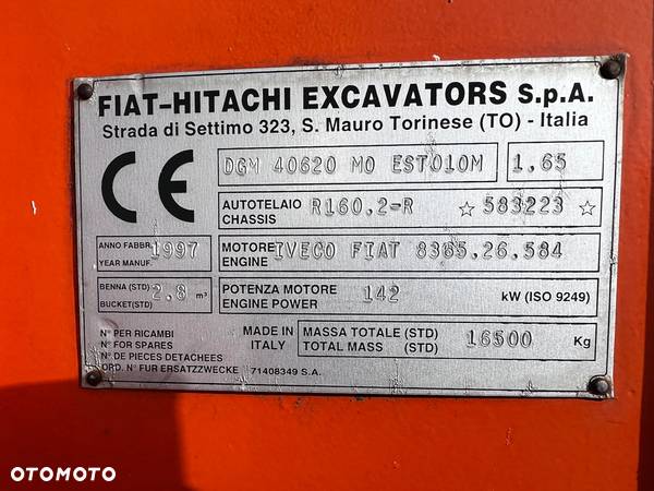 Hitachi ładowarka Fiat FR160 wysoki WYSYP - 7