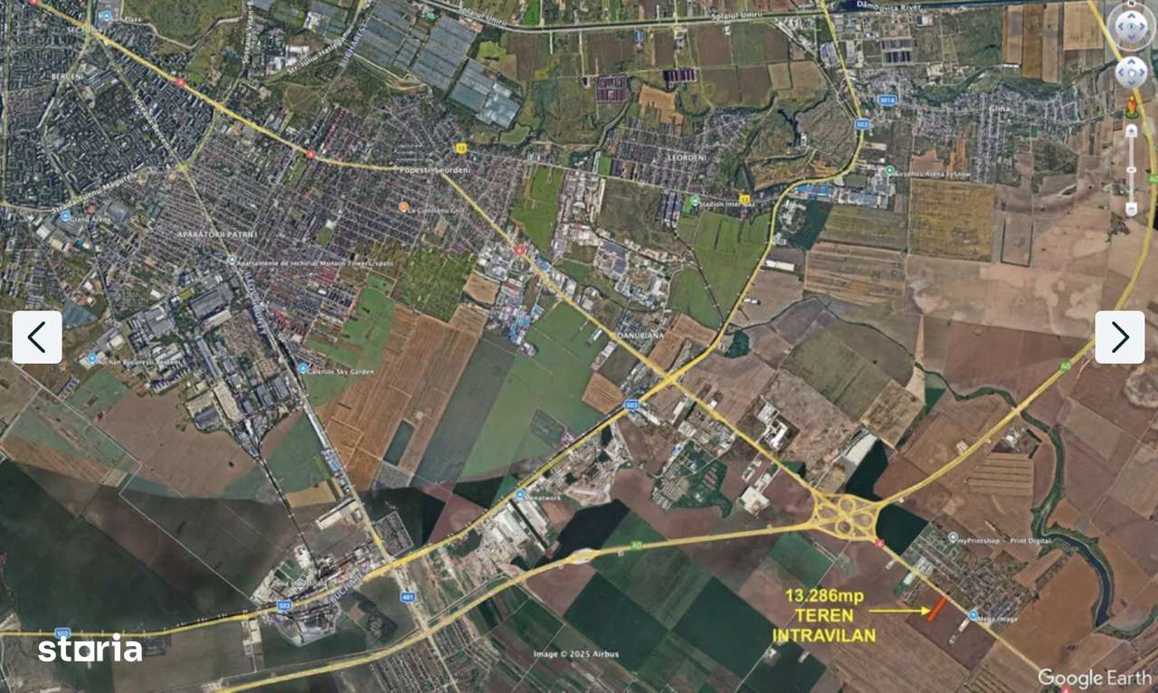 13.286mp teren intravilan cu proiect hala si birouri A0/DN4 Popesti - Imagine principală: 3/4