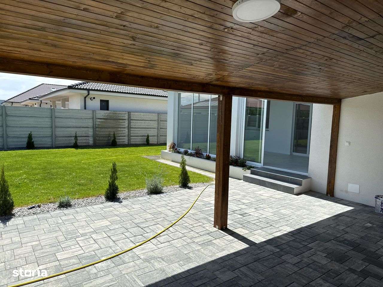 Casa noua intabulata, finisata,s.c.140mp, teren 500 în Santandrei, Gaz-5