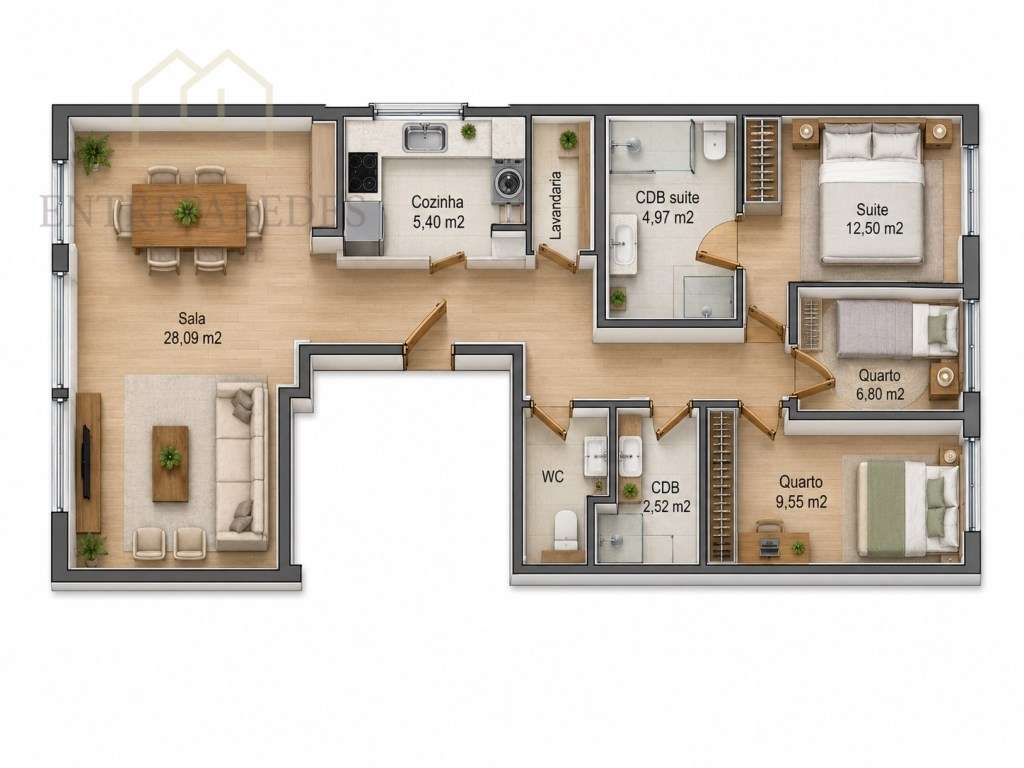 Apartamento T3 na Primeira Linha de Mar | Avenida do Brasil - Foz d...-21
