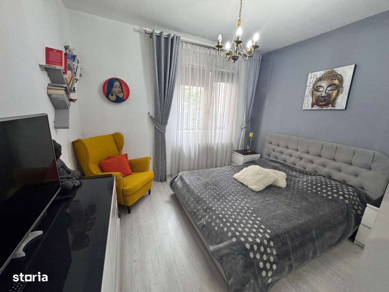 AP. 3 CAMERE - CURTE 54MP, PARCARE INCLUSA, MOBILAT MODERN,COMISION 0%-0