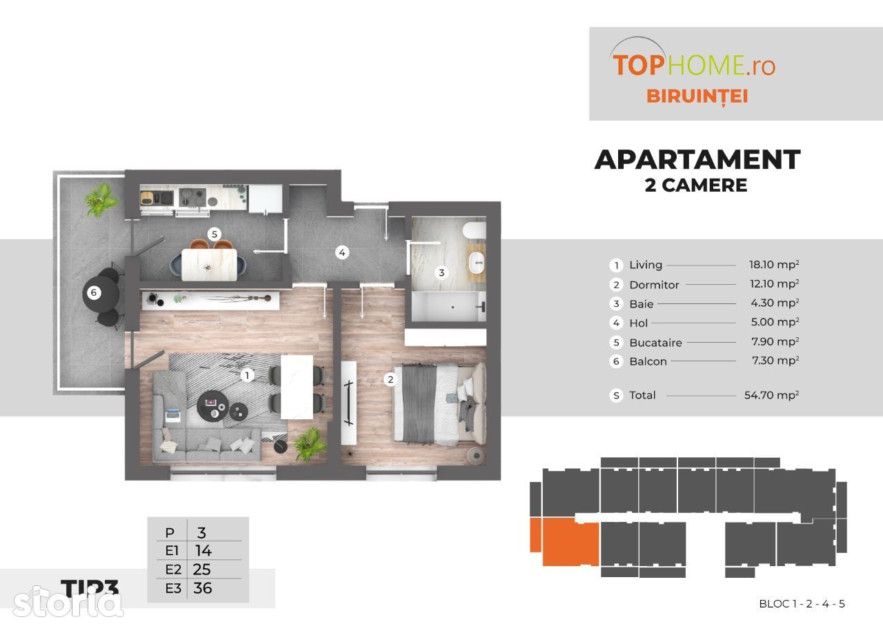 Apartament 2 camere, metrou Berceni (7-8min)
