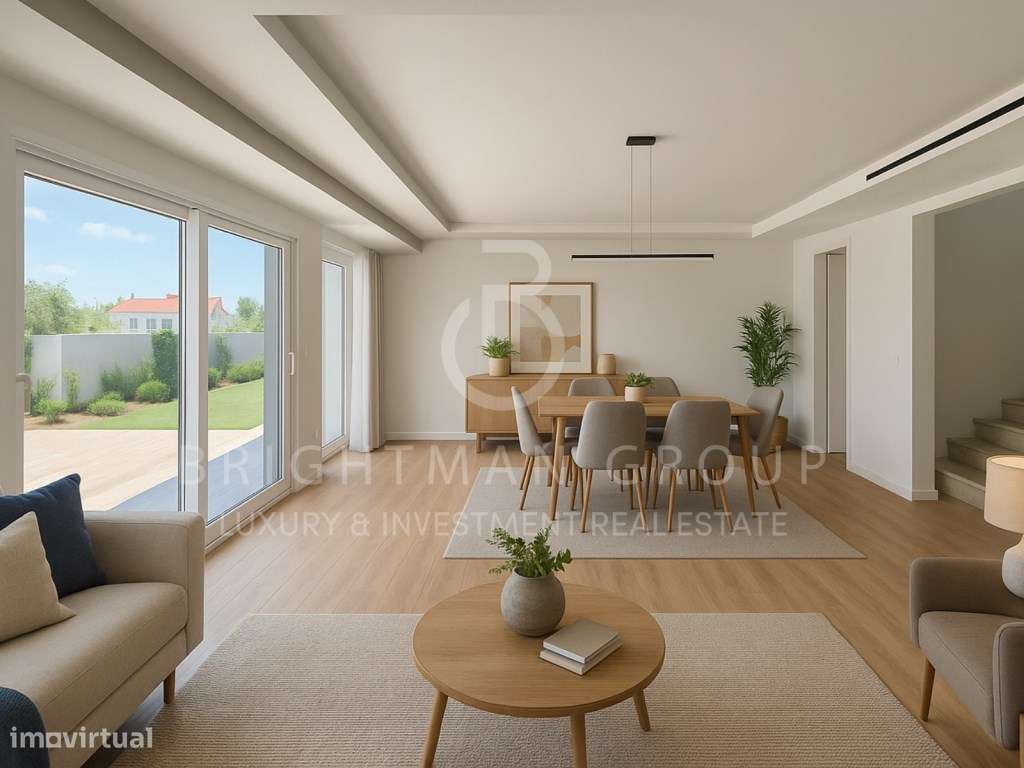 Moradia T4 com garagem e piscina, em Manique, Estoril - Grande imagem: 4/7