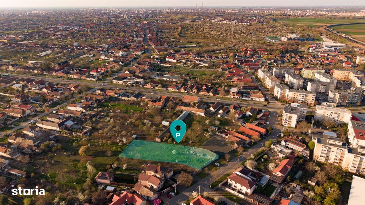 Teren intravilan 1811 mp in Aradul nou