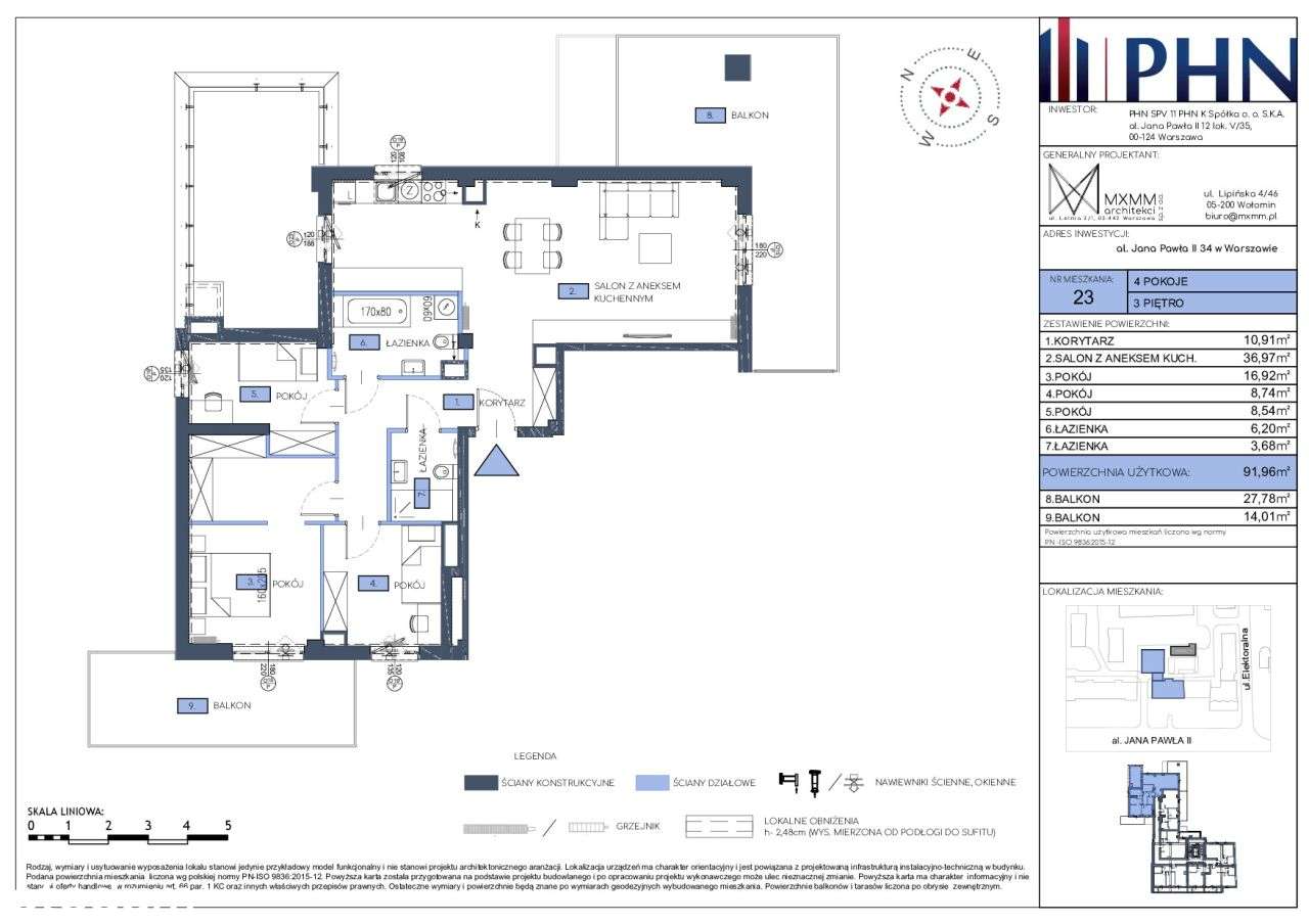Apartamenty Jana Pawła 34-15