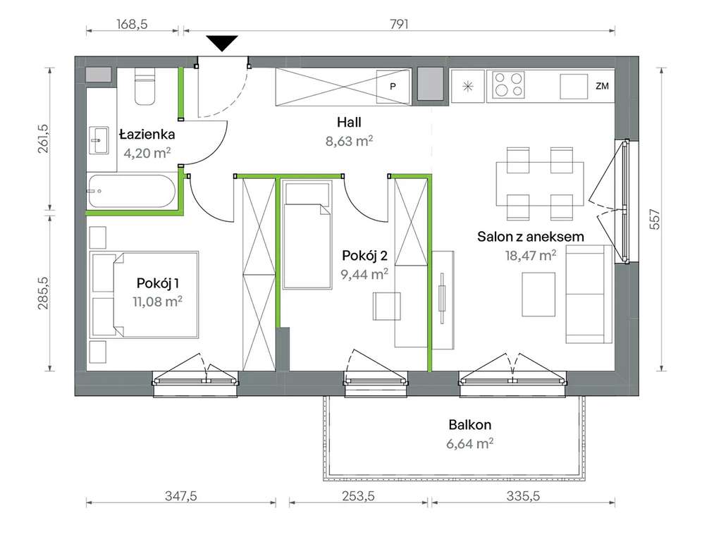 Twoje WYMARZONE M! * 3pok * Fantastyczny rozkład * Jasne USTAWNE !-1