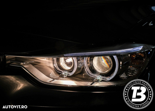 Faruri LED Angel Eyes compatibile cu BMW Seria 3 F30 F31 - 18