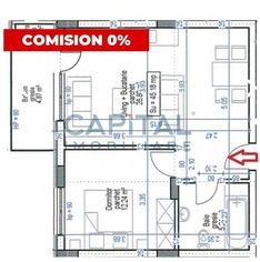 Apartament 2 camere semidecomandat Floresti, zona Teilor