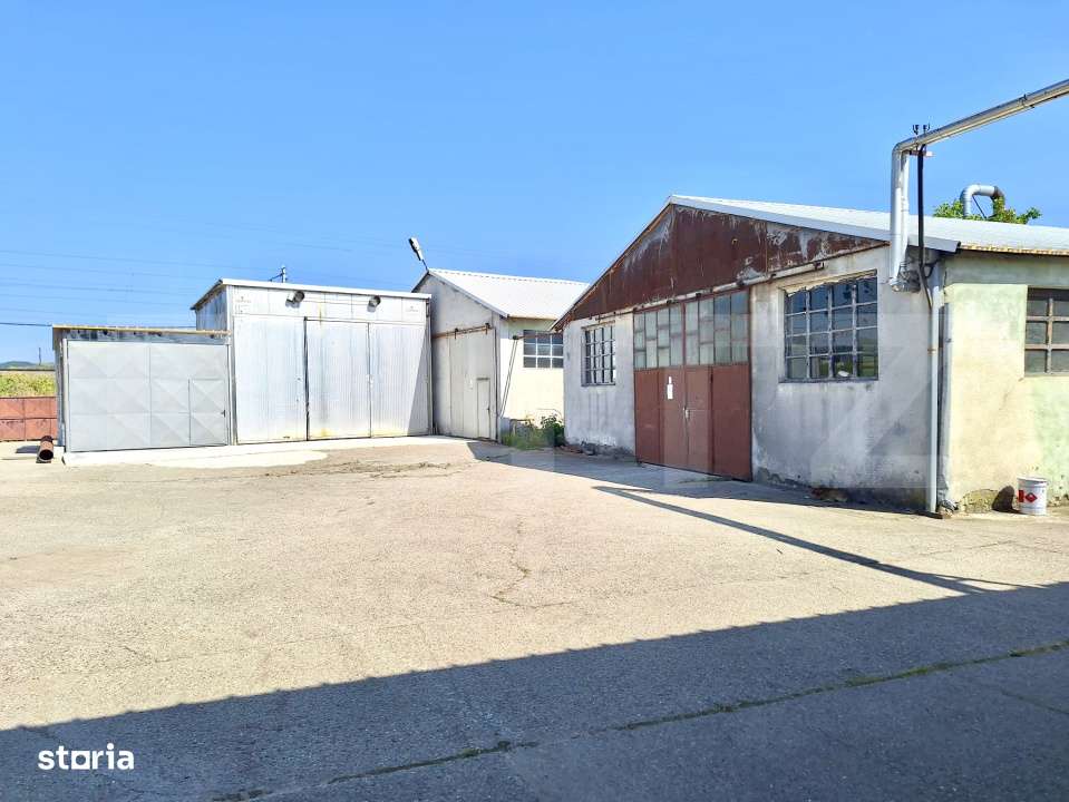 Teren industrial 4.150 mp cu 3 hale moderne cu utilitati,acces dublu s - Imagine principală: 2/6